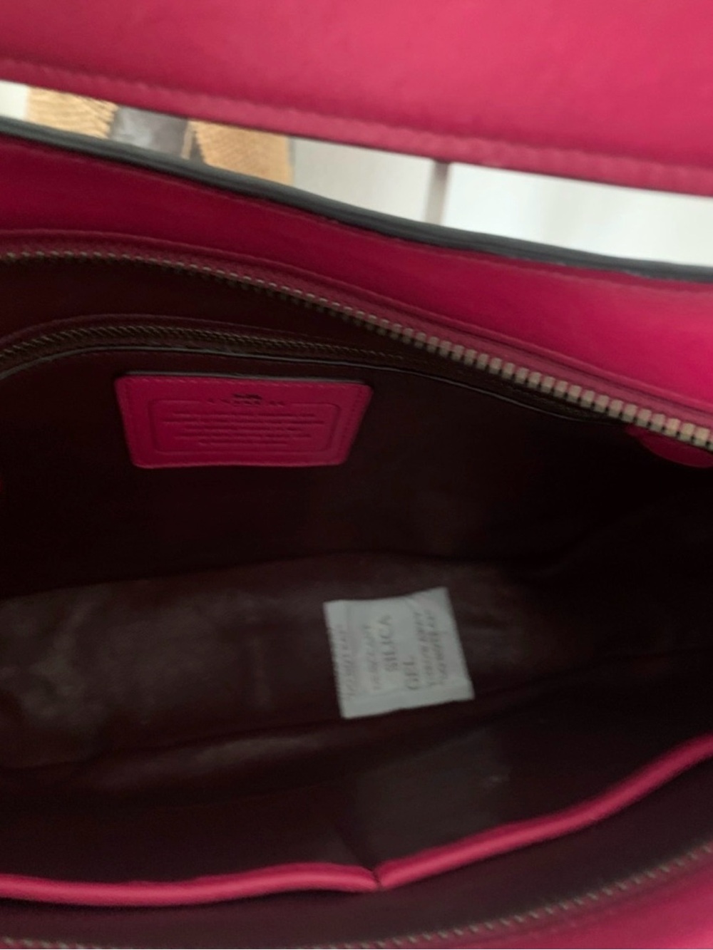 Coach Hot Pink Leather Shoulder Nomad Hobo - Picture 5 of 8